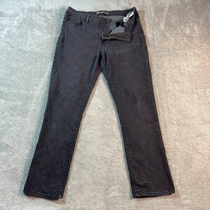 Levis Jeans Womens 16 M 33 The Original Jean Mid‎ Rise Skinny Denim Black Cotton
